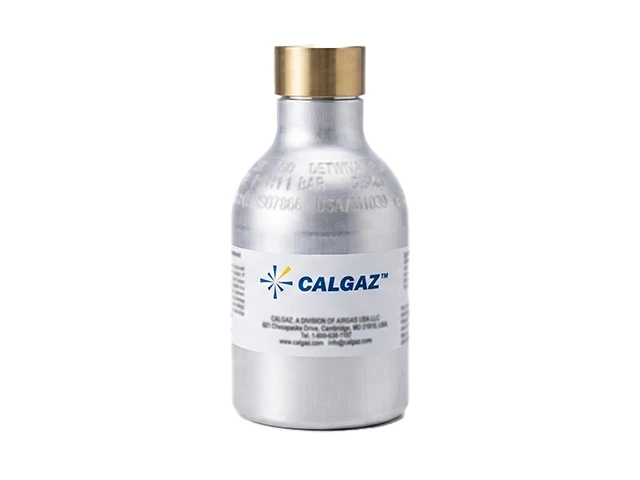 Calgaz Mini-Bump Prüfgaszylinder aus Aluminium für mobile Bump-Tests von Gaswarngeräten